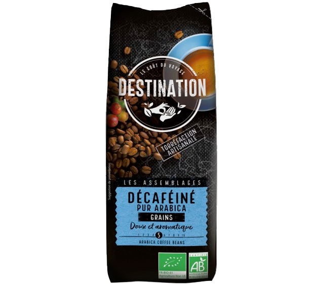 250 g - Café em grão - Descafeinado nº 9 Orgânico - DESTINATION