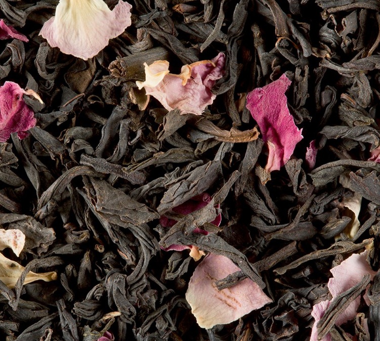 Rózsa ízű fekete tea – 100 g-os kiszerelés – DAMMANN FRÈRES