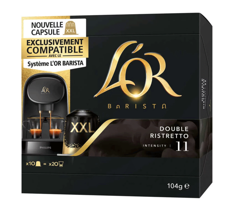 10 kapslar L’Or Barista XXL Double Ristretto – Intensitet 11 – L’Or Barista