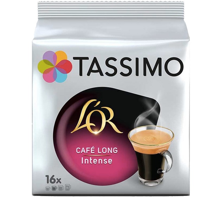 16 cápsulas L'OR Café Long Intense - TASSIMO