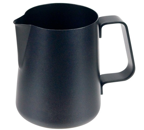 Jarra para leite ILSA Easy, em aço inoxidável preto, com revestimento antiaderente, 30 cl.