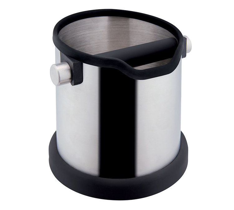 Recipiente para bater o café ILSA em aço inoxidável.