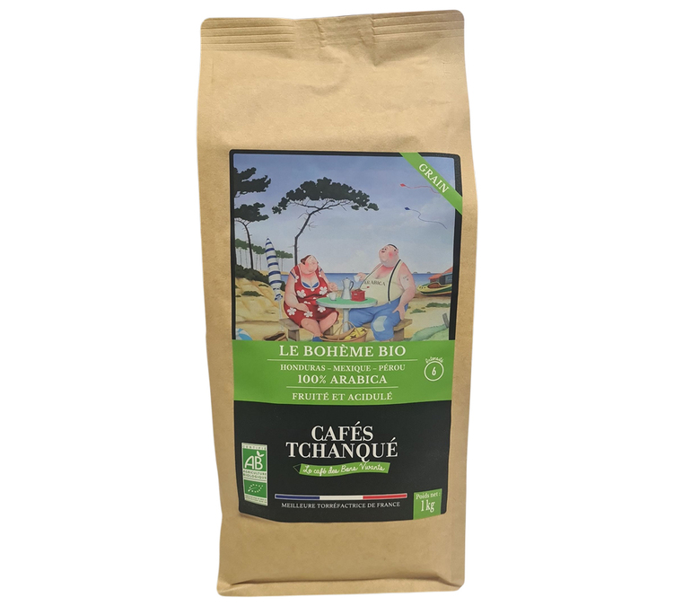 1 kg – Kaffebønner – La Bohème (Yulima) – Økologisk – CAFÉS TCHANQUÉ
