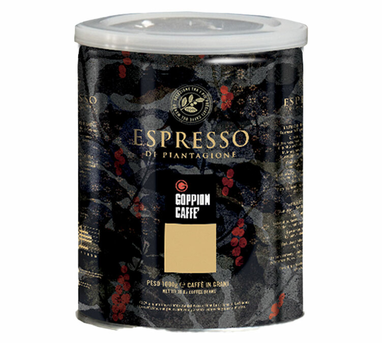 250 g – őrölt kávé – 100%-ban arabica kávébab – Espresso di Piantagione – GOPPION CAFFÈ
