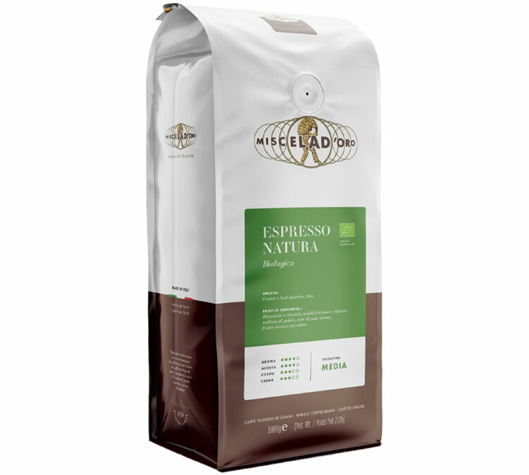 1 kg – Kaffebønner – Espresso Natura Bio – MISCELA D'ORO