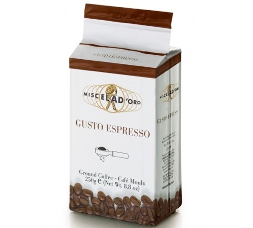 250 γρ. – Αλεσμένος καφές – Gusto Espresso – MISCELA D'ORO.