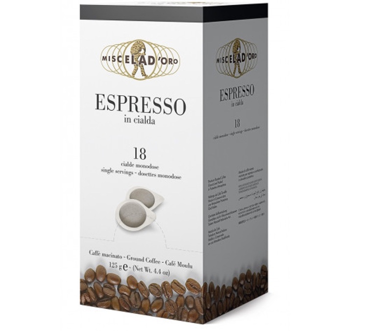 18 дози ESE еспресо – MISCELA D'ORO