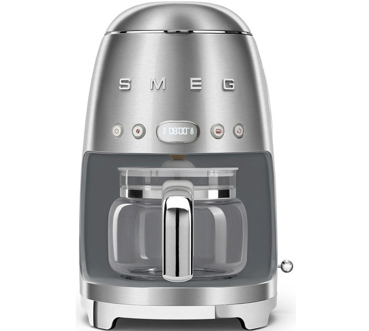 SMEG programmable filter coffee maker - stainless steel DCF02SSEU + gift offer