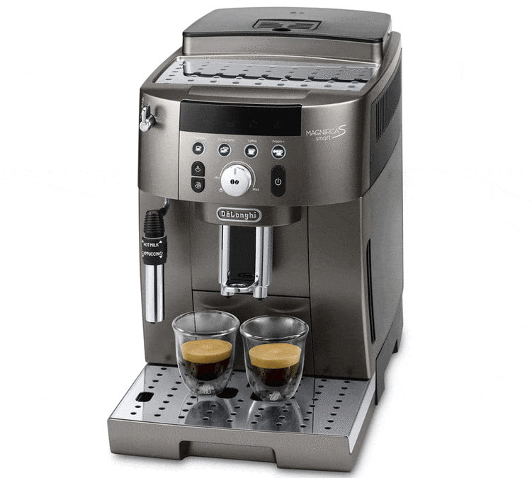 Espressomaskin DELONGHI Magnifica S Smart FEB 2541.TB, titanfärgad.
