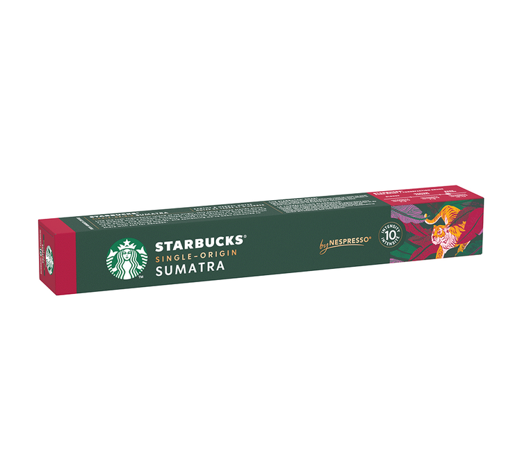 10 cápsulas compatibles con Nespresso* Original Sumatra - STARBUCKS