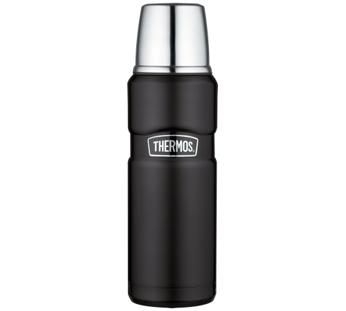 Isolierflasche Stainless King Inox, Schwarz matt, 47 cl - THERMOS