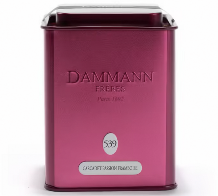 Hibiskus-Früchteteemischung „Carcadet Passion Framboise“ – lose, 100 g – DAMMANN FRÈRES