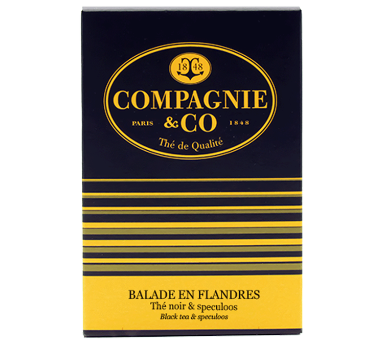 Té Negro «Paseo por Flandes» - 25 bolsitas Berlingo® - COMPAGNIE & CO.