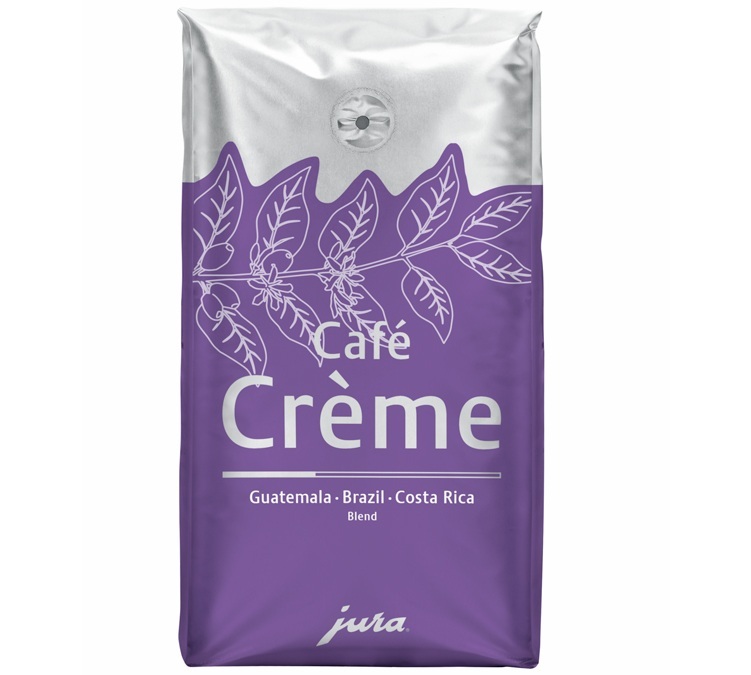 250 g – hela kaffebönor – Café Crème, 100 % Arabica – JURA