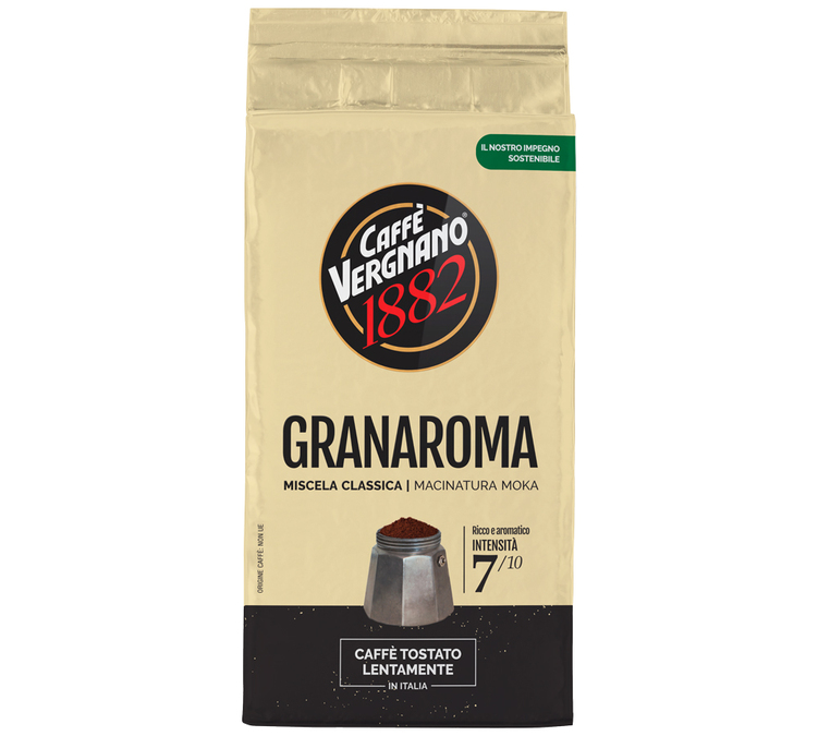 250 g – jauhettu kahvi – Gran Aroma Classica – CAFFÈ VERGNANO