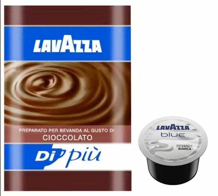 Напитак Lavazza BLUE са укусом ЧОКОЛАДЕ, паковање од 50 комада + капсуле на бази млечног праха.