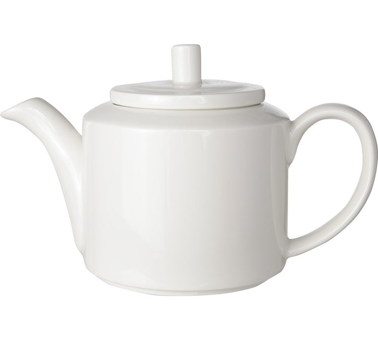 Fehér porcelán teáskanna, 40 cl - Cosy & Trendy