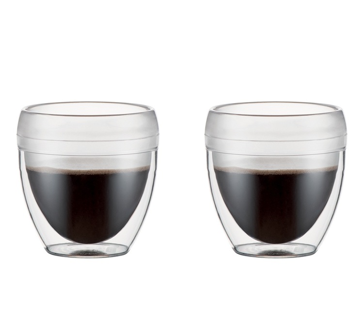 BODUM Pavina Outdoor dubbelwandige glazen (kunststof), set van 2, inhoud 25 cl.