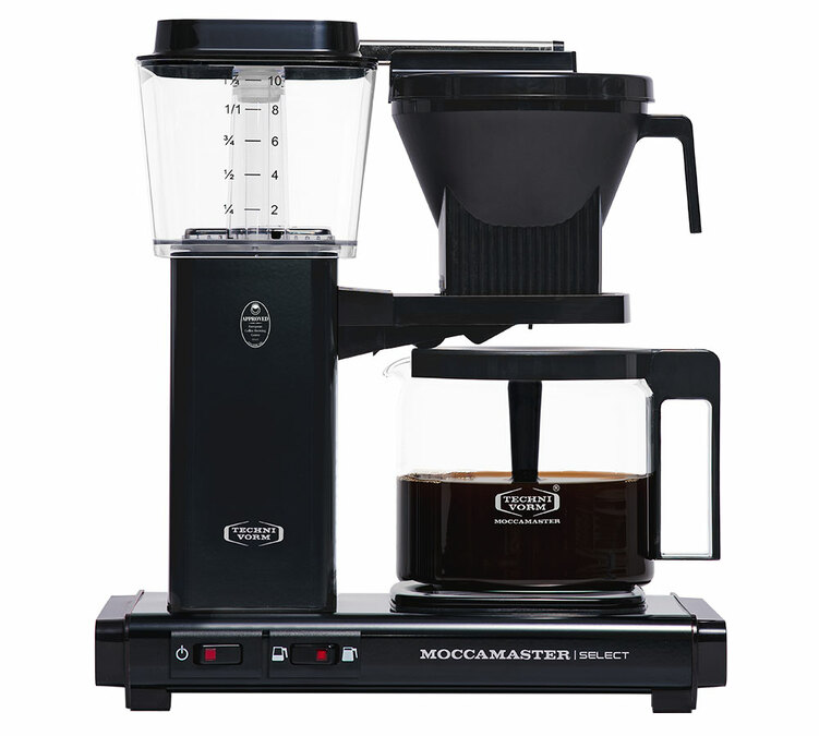 Moccamaster KBG741 Select Black Matte Filter Coffee Maker, 1.25 L