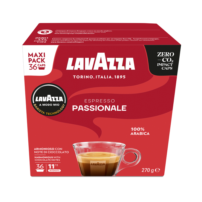 36 Capsules café A Modo Mio Passionale - LAVAZZA