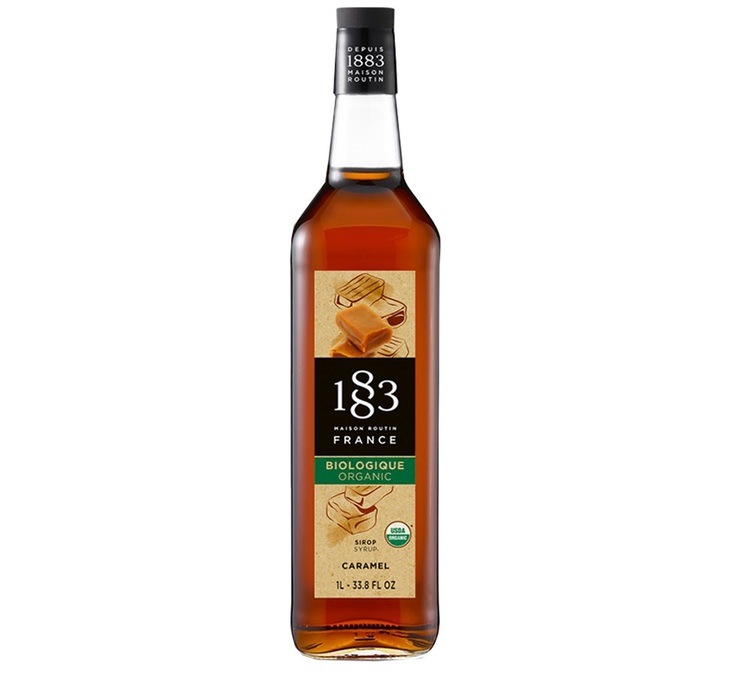 Sirop Caramel BIO - Bouteille verre 1L - 1883 ROUTIN