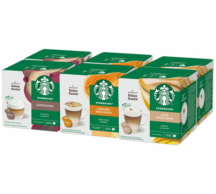 Pakovanje za probu: 72 kapsule, kompatibilne sa aparatima Nescafé* Dolce Gusto* - STARBUCKS.