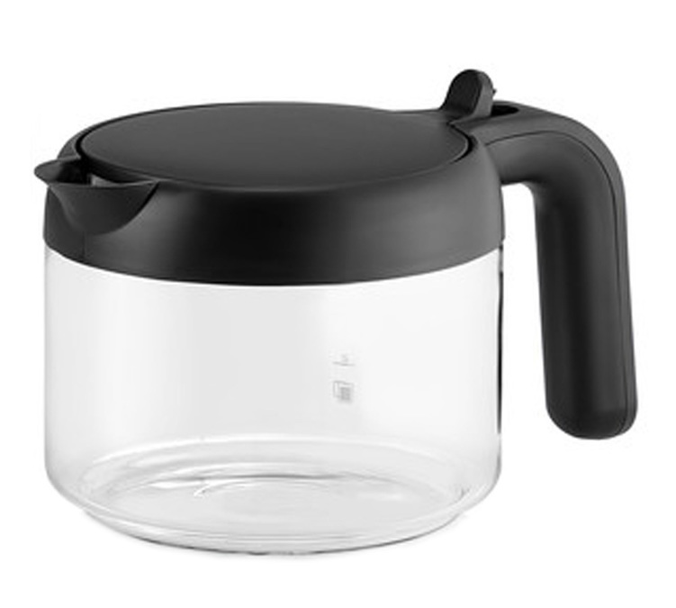 Dzbanek do kawy, przeznaczony do ekspresów DeLonghi, mielących ziarna.