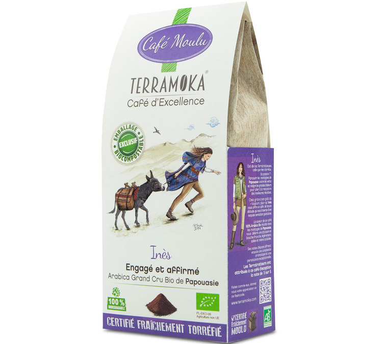 250 g - Gemahlener Kaffee - Inès Bio - TERRAMOKA