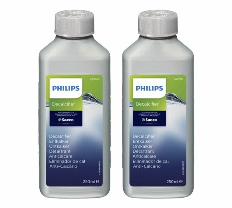 Ontkalkingsmiddel PHILIPS - voor Philips espressomachine met bonenmaler, 250 ml, 2 stuks.