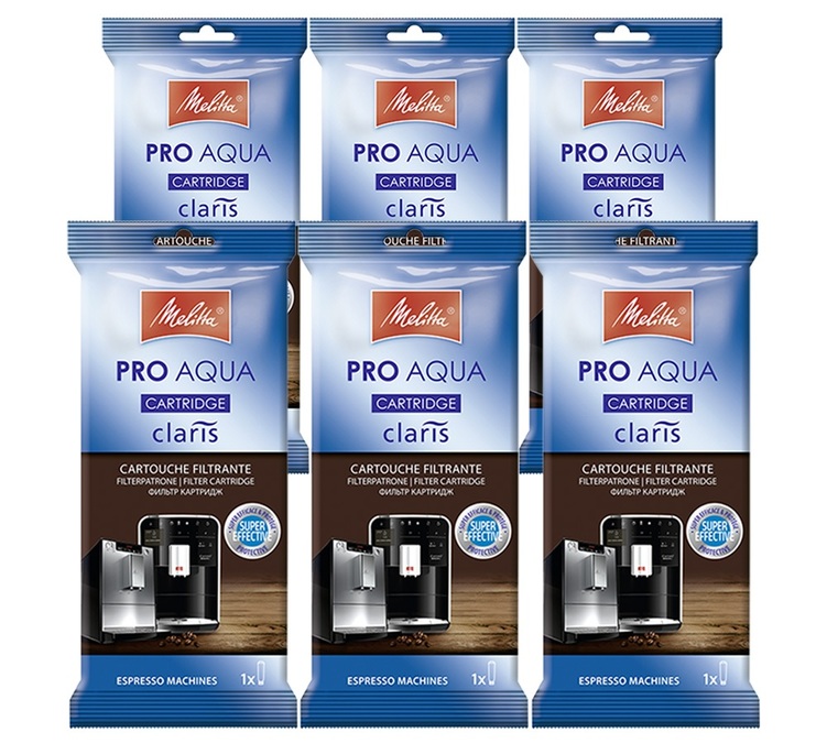 Filterpatron – MELITTA – Caffeo Claris Pro Aqua x6