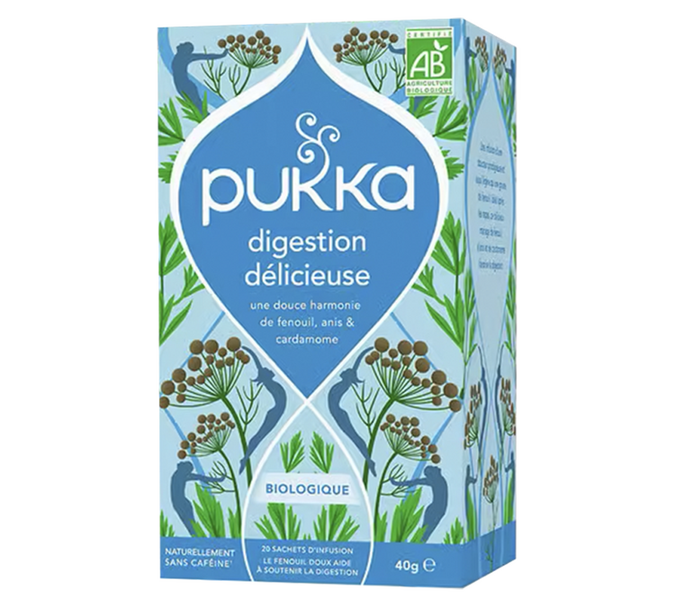 Delicious Organic Digestion Infusion - 20 sachets - PUKKA