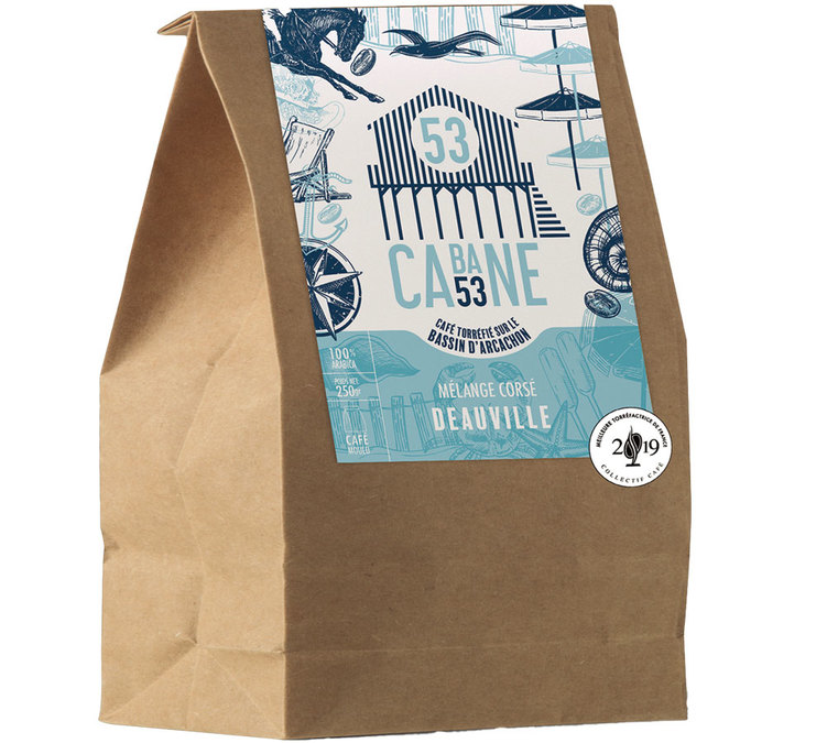 250 g – kaffebønner – Deauville – CABANE 53
