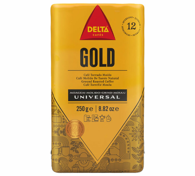 250 g – jauhettua kahvia – Gold – DELTA CAFÉS