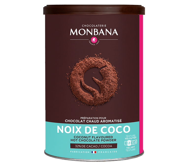 Kakao u prahu, okus kokosa – rasuto pakiranje, 250 g – MONBANA