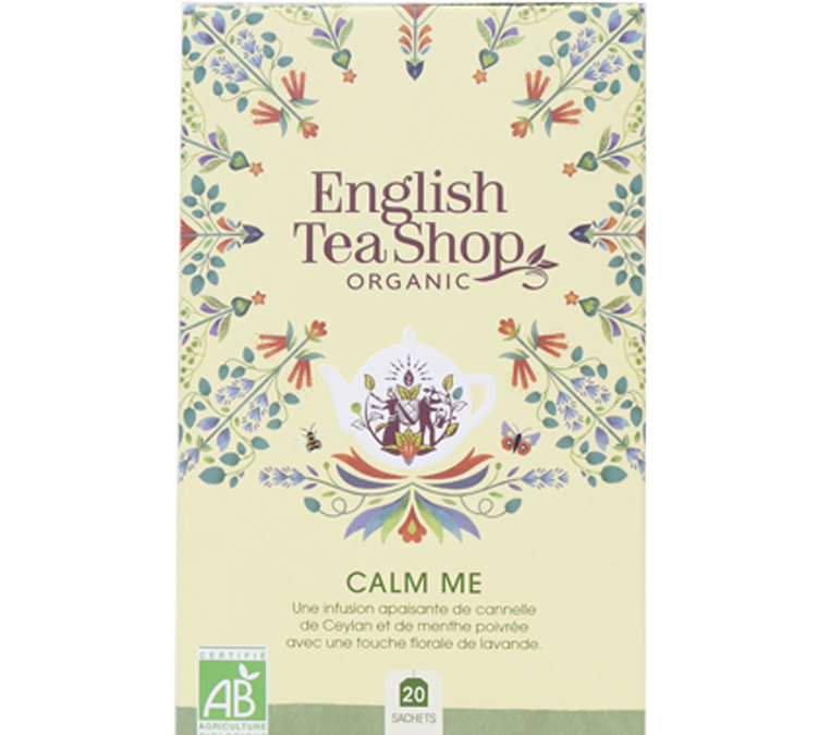 Herbatka relaksująca „Calm Me Bio” – 20 torebek – ENGLISH TEA SHOP