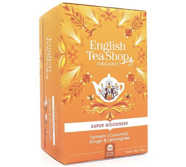 Organic Turmeric, Ginger, and Lemongrass Infusion - 20 sachets - ENGLISH TEA SHOP