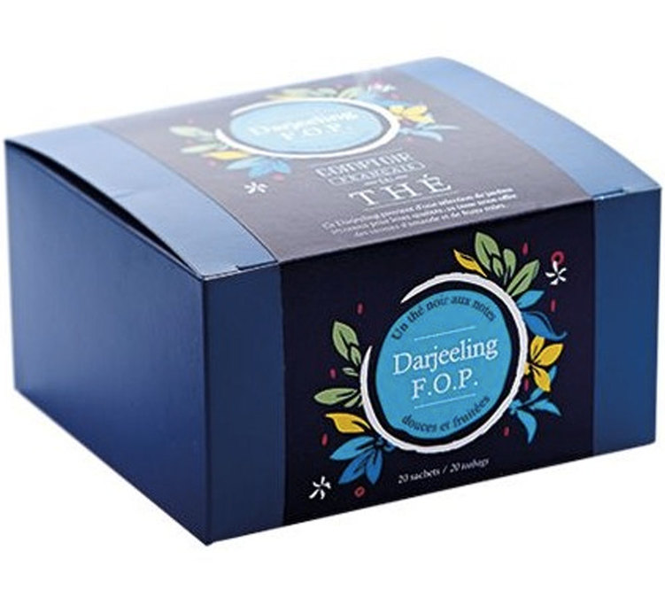 Darjeeling Black Tea FOP - Box of 20 tea bags - COMPTOIR FRANÇAIS DU THÉ