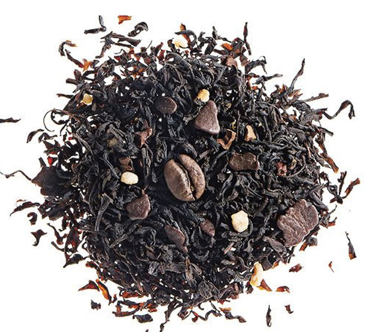 Svart te, Cappuccino-smak – løsvekt, 100 g – COMPTOIR FRANÇAIS DU THÉ