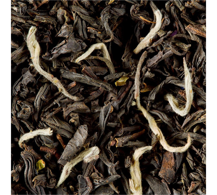 Πρώτης ποιότητας μαύρο τσάι Earl Grey με λευκά κομμάτια – σε χύμα συσκευασία, 100 γρ. – DAMMANN FRÈRES.