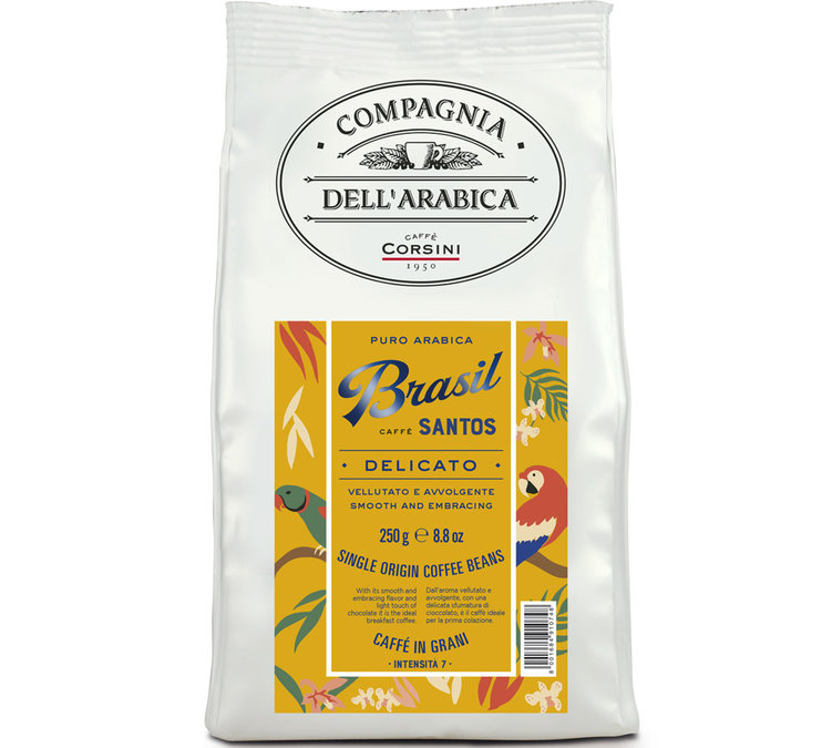 250 g – Kaffeebohnen – Brasilien Santos – CORSINI