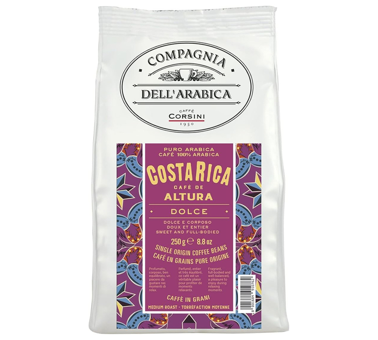 250 g – Kaffebönor – Costa Rica – CORSINI