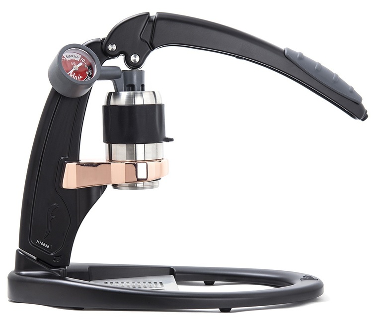 FLAIR ESPRESSO Pro 2 black lever espresso machine.