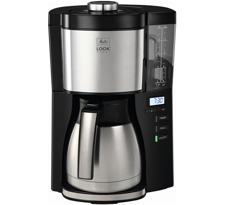 Cafetière Melitta Look V Therm Timer 1025-18 noire + offre cadeaux