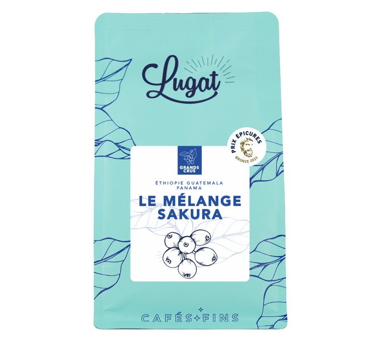 250 g – Kawa w ziarnach – Mieszanka Sakura – LUGAT