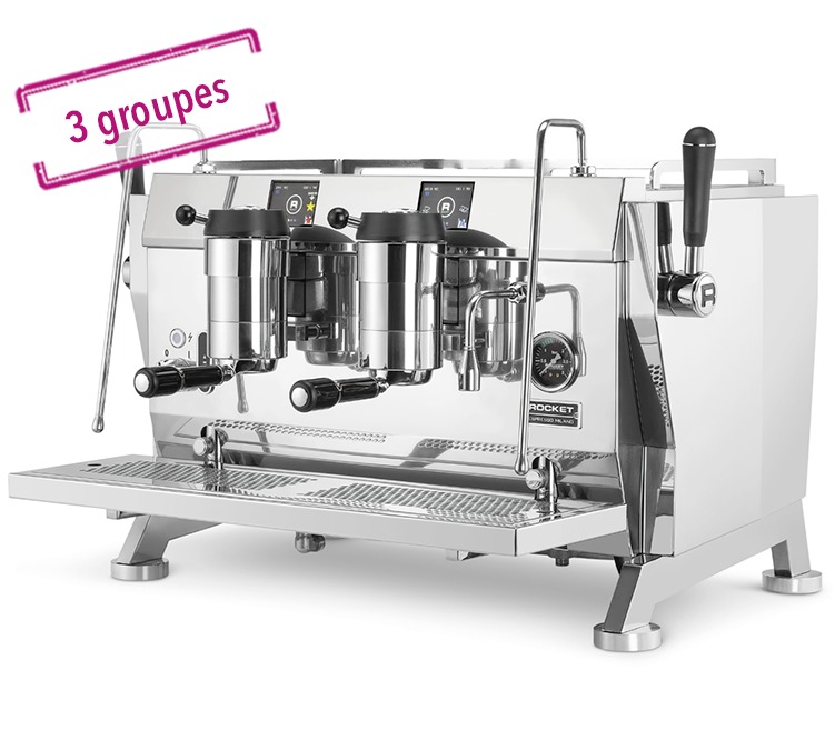 Rocket Espresso R 9V professzionális eszpresszógép, 3 csoporttal