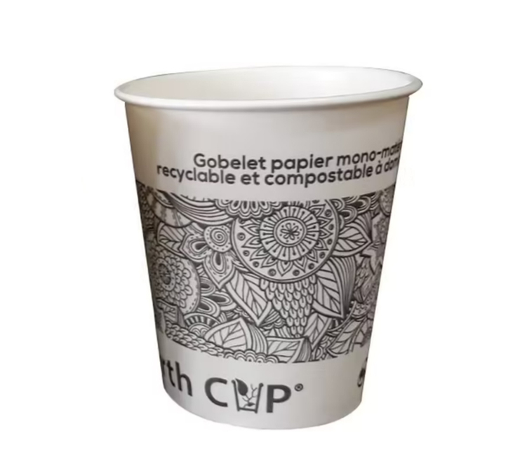 Set van 900 kartonnen bekers, Earth Cup Etnyk, 18 cl.