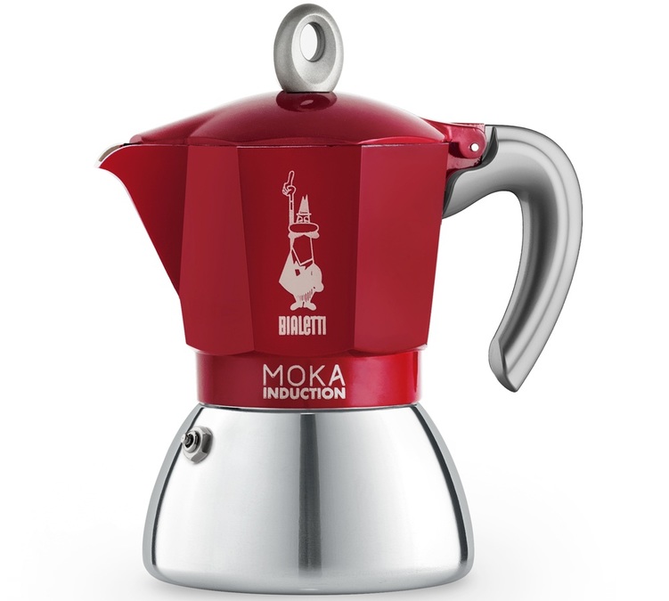 Talijanska moka kavarica – Moka Induction Rouge – za 6 šalica / 30 cl – BIALETTI